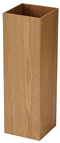zaizai Schirmständer, quadratischer Regenschirmständer aus Holz mit Auffangschale, praktischer und ordentlicher Eingang Raum oder Halle Umbrella Stand, für Regenschirme und Spazierstöcke
