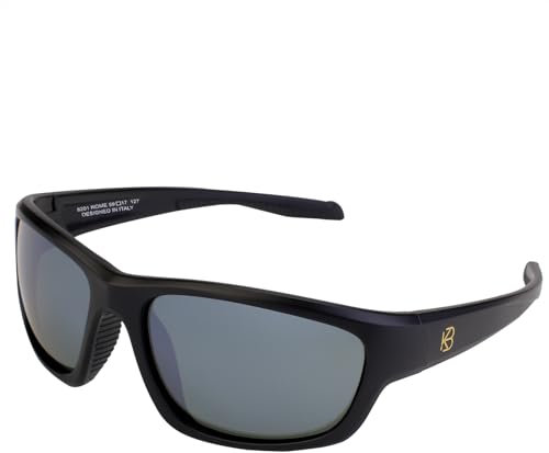BUNVICK Polarisierte Hochleistungs-Sonnenbrillen aus Echtem Glas für Männer und Frauen, italienisches Design, Anti-Glare, UV400, Corning Echtes Glas Linsen(8201 Rome Mercury)