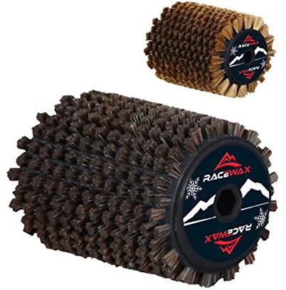 RaceWax Roto Rotorbürste Set Rosshaar & Kupfer 120mm Speed Brush Ski Tuning