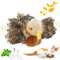 GiGwi Interactive Cat Toys for Indoor Cats, Automatic Flapping Bird Toy USB Rechargeable, Electronic Kitten Enrichment Toys Touch Activated, Hanging Catnip Toys Lifelike Bird Chirp