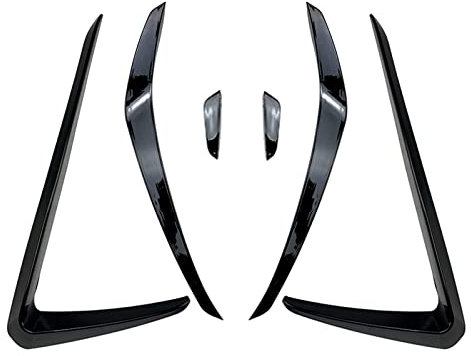 LAPUIS Kühlergitter Grill Frontstoßstange Seitliche Lüftungsgitter Für VW Für Golf 7 Für GTI Für 2013-2016 Grille Splitter Spoiler Canard Lip Front Kühlergrille (Größe : 6PCS-A Type)