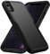 AIOVETEAB Cover Per iPhone XR, Heavy Duty Custodia 2 in 1 Hybrid Armor Hard Cover Case Posteriore Protettiva per iPhone XR 6,1 Pollici,Nero