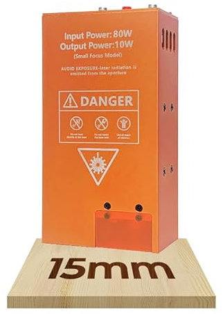80W Lasermodul mit Luftpumpe CNC-Laserkopf 10W Leistung 12V Lasergravurmodul für DIY Schneid- und Graviermaschine