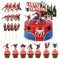 Torte Topper, 33 Stücke Spider Tortendeko Kinder, Cupcake Topper, Kuchendeko Geburtstag, Tortendeko Kindergeburtstag, Kuchen Topper Jungs, Mädchen