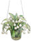 Lilie der Valley -Lampen 9x9 in Buntglasdekor mit Kette Multicolor weiße Bluebell Fensterfänger für Heimgeschenk