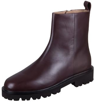 Unisa Bottines pour femme marron en cuir lisse, Wengue, 42 EU