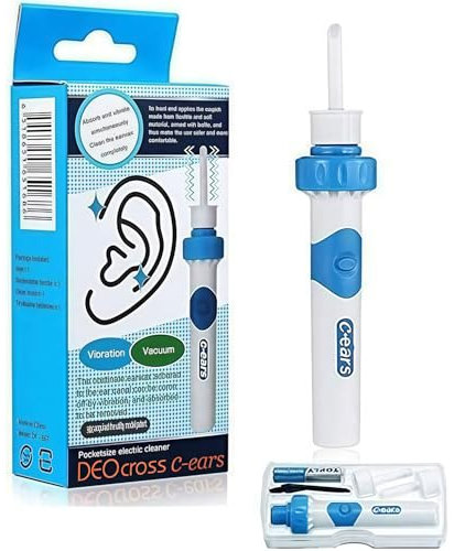 Electric Ear Wax Removal Kit, Automatic Vacuum Ear Wax Removal Kit for All Ages, Smart Ear Wax Removal Tool, Removes Ear Wax Quickly and Easily, Plus Cleaning Brush