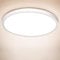 Deckenlampe LED Deckenleuchte Flach Rund, Ultra Dünn Lampe Decke Flurlampe 18W Weiß 4000K 1600LM Modern IP44 Badlampe Badezimmerlampe für Wohnzimmer Schlafzimmer Balkon Bad Flur Keller Küche Ø 223MM