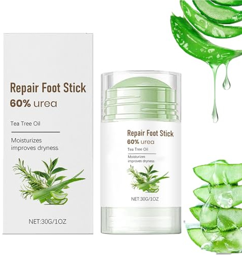 Foot Care Cream, 60% Urea Foot Cream, Deeply Moisturizing, Improves Dry & Cracked Feet and Rough Skin, Resume Smooth Skin, Removes Calluses on Feet and Hands, Quickly Absorbed, Non-Greasy (1pcs)