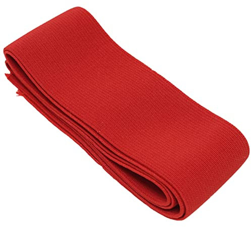 BIG-SAM - Gummiband/Gummilitze - 50mm breit - (1 Meter, Feuerrot (7502))