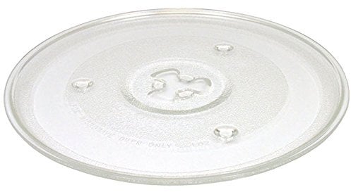 Qualtex 3 Lug 270mm Glass Turntable Plate Dish for Panasonic Microwaves
