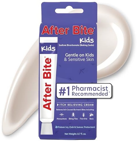 After Bite Kids Insect Bite Cream for Children, Non-Stinging Itch Support with Aloe, Ideal for Mosquito Bites, Ant Bites, Bees and other Biting Insects, Bug Bite Care for Kids, First Aid Cream, 0.7 oz