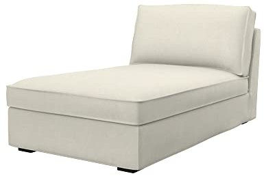 Soferia Überzug Kompatibel Mit Kivik Recamiere Bezug Schonbezug Chaiselongue-Bezug Husse Wasserabweisend Fleckschutz Softi Beige