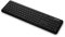 Microsoft — Teclado Bluetooth para PC y portátiles compatible con Windows, Mac, Chrome OS (teclado numérico elegante y moderno, teclas Office365 y Emoji) — negro (QSZ-00005) - AZERTY