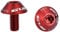 Yosoo Bicycle Water Bottle Cage Hex Bolts, M5 x 12mm Screws for Bike Water Bottle Cage Holder, 2 PCS(Red)