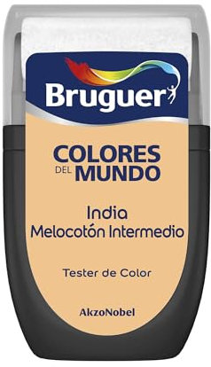 Bruguer Tester Colores del Mundo Pintura para paredes monocapa India Melocotón Intermedio