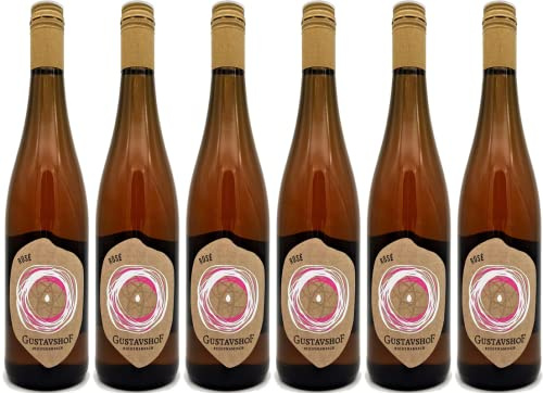 Weingut Gustavshof | 6 Flaschen Gustavshof Rosé | im Geschmack schmeichelt er den Gaumen mit seiner Leichtigkeit und Eleganz | Er tanzt förmlich auf der Zunge 2020 | Demeter | Bio | nachhaltig