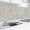 danario Rivestimento Paraschizzi Cucina Adesivo da Parete - Effetto 3D - Spesso e Rigido - Ignifugo e Resistente all'Acqua - 0,75 mm - Cemento Chiaro - Campione