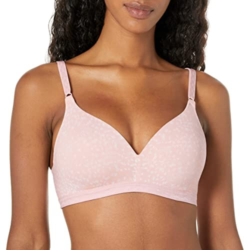 Warner's Damen Cloud 9 Super Soft Wireless Lightly Lined Comfort Bra 1269 BH, Undurchsichtige, Blush Petals Print, 90B