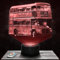 Nachttischlampe - Touch-Nachtlicht Londoner Bus 3D-LED-Lampe Illusion, Geschenkidee Weihnachten Geburtstag Junge und Mädchen Nachttischlampe Kinder- oder Erwachsenenzimmer
