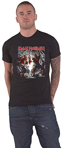 Rock Off Iron Maiden 'Trooper 2022' (Black) T-Shirt (Medium)