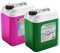 Juego de líquido sanitario 2 x 5 litros Green & Spültank para campamentos para tanques de agua fresca y residual, inodoros químicos, adicional, camping, inodoro, tanque de agua de enjuague,