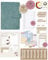 BeginnerBudget® Budget Planner Deutsch - Starterset mit Sparchallenge Budgetplaner - Sparen mit Umschlagmethode + Anleitung - Ringbuch A6 - Binder A6 Wildleder-Style (Hellblau)