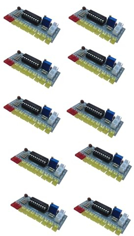 Tyatocepy 10X LM3915 Audio Pegel Anzeige DIY Kit 10 LED Sound Audio Spectrum Analyzer Pegel Anzeiger Kit Electononics Löten