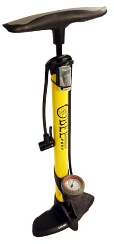 Standpumpe für Auto- Dunlop- und Sclaverantventil CBK-MS Fahrradpumpe - Manometer Dualpumpenkopf (beto tek)