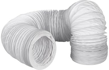 MIRTUX Tubo Flexible Aire Acondicionado Portátil 6m – Diámetro 150mm – PVC Resistente al Calor – Compatible con Pingüino, Secadoras y Campanas – Fácil Instalación en Hogar u Oficina