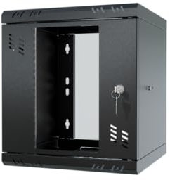 Stalflex Serveur Armoire Réseau 10 Pouces 6U 300mm Standard - Acier Robuste - Racks pour Ordinateur et Serveur - Armoire Informatique Compatible avec Serveur Rack et Baie de Brassage