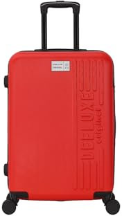 TROLLEY ADC - Valise Moyenne Soute 65x41x26 cm - Rigide, Légère 3 Kg - 65 litres - 4 Doubles Roues Silencieuses - Maniable, Pratique et Étanche - Collection City Vibe Rouge