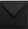 Netuno 100 quadratische Briefumschläge Schwarz 11 x 11 cm 120g Malmero Noir elegante schwarze Umschläge für Hochzeit Geburtstag Weihnachten Einladungskarten bunte Kuverts farbig quadratisch