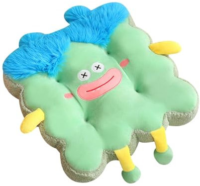 GTFYUDGH Plüsch-Sitzkissen, Stuhlkissen, Design Kissen Stuhlkissen - rutschfeste Bodenkissen, Bodenkissen für Rollstuhl, Sofa, Wohnzimmer, Esszimmer