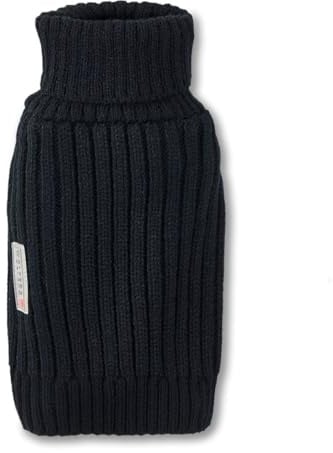 Wolters Strickpullover Ribsty | Hundepullover für kühle Tage | Farbe Schwarz - Gr. 35 (Rückenlänge 33-35 cm)
