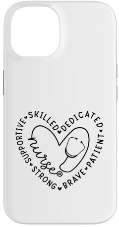 Hülle für iPhone 14 Krankenschwester-Stethoskop, Herzform, spezielles Design