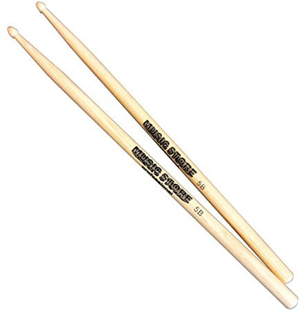 MUSIC STORE 5B Maple Sticks, Wood Tip