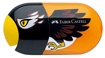 Faber-Castell 183526 - Doppelspitzdose Käfer Inklusiv Radierer (Adler)