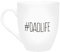 Pearhead #Dadlife Ceramic Mug, Graphic Coffee Mug, Father's Day, New Dads or Father’s Day, Fatherhood Mug, Kitchen Accessory, Novelty Dad Accessory, 16oz