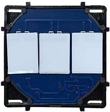 BSEED FR standard Interrupteur tactile 3 gang 2 voie avec LED