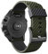 WIIKAI Armband Ersatzarmbänder kompatibel für suunto 7/9/9 baro/spartan sport/D5 Silikon Ersatz Uhrenarmbänder.(Armeegrün + Schwarz)
