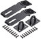 2 Pack 3 Pouce Loquet de Porte Noir pour Jardin, Loquet Indéformable de Porte Intérieure, Loquet de Hangar en Acier Inoxydable pour Chambre à Coucher, Serrure à Pêne Coulissant de Salle de Bain