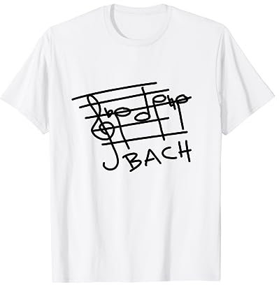 B-A-C-H Johann Sebastian Bach Noten-Design für Musik-Fans T-Shirt