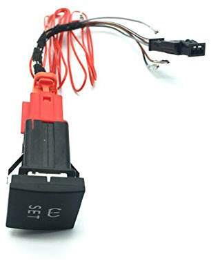 Ensemble d'avertissement de Pression des pneus TPMS Faisceau de câbles de Bouton de Commutation pour Golf 6 MK6 Jetta 5 MK5 6 EOS Polo Scirocco Touran 56D927121 (Color : Set Cable)