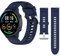 QULLOO Silicone Bracelet pour Xiaomi Mi Watch/Watch S1 /Watch S1 Active/Watch Color / S3 / Watch 2/Redmi Watch 5 Active/Redmi Watch 5 Lite, Sport Bracelet Replacement Bande pour Xiaomi Watch, Bleu