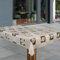 Wachstuch-Tischdecke Wachstischdecke Tischwäsche Abwaschbar Wachstuchdecke G11, Muster:Rose weiß beige, Größe:100x180