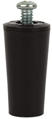 Cofan Tope para persianas en PVC | Medida 40 mm | Incluye tornillo métrica 6 | Color Marrón (1, Marrón)