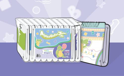 ABUniverse AlphaGatorZ Windeln, Größe L