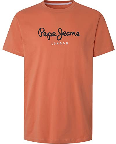 Pepe Jeans Herren Eggo N T-Shirt, Orange (Squash Orange), XL