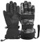 Reusch Connor R-TEX XT Junior warme, wasserdichte, Winddichte und atmungsaktive Winterhandschuhe Fingerhandschuhe Skihandschuhe für Kinder Kids Jugendliche Mädchen und Jungen, Camouflage-schwarz, 4
